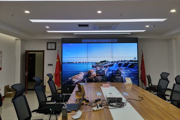 广州某水务局会议室大屏