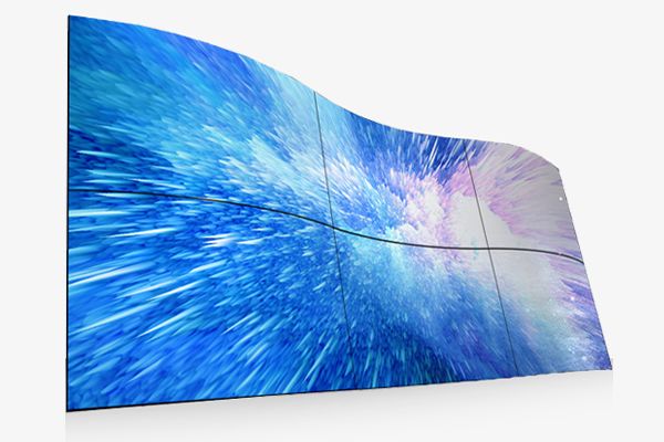 弧形拼接屏怎么实现的？