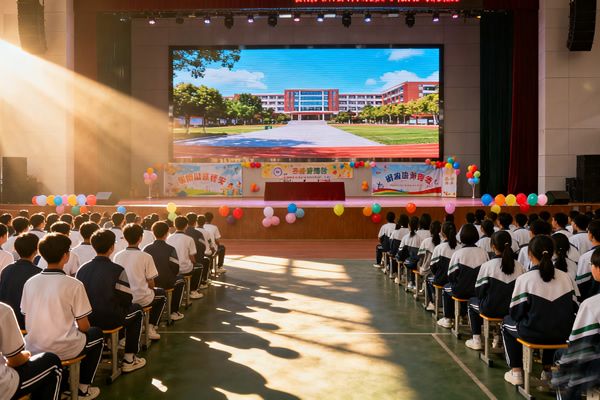 学校舞台LED屏尺寸一般做多大合适？