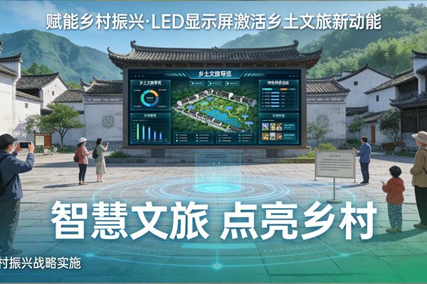 赋能乡村振兴 维康国际LED显示屏激活乡土文旅新动能