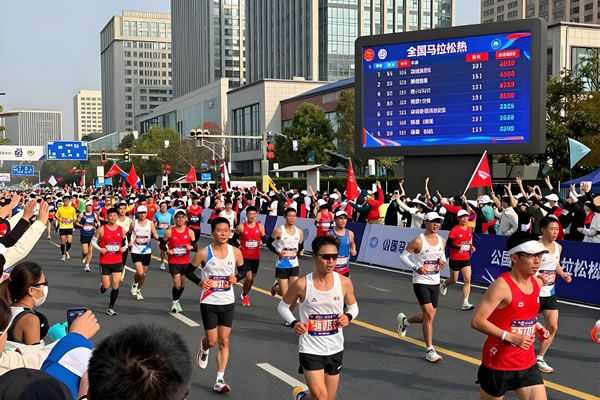 马拉松热”席卷全国！LED显示屏筑牢赛事生命线，维康国际助力城市体育焕新