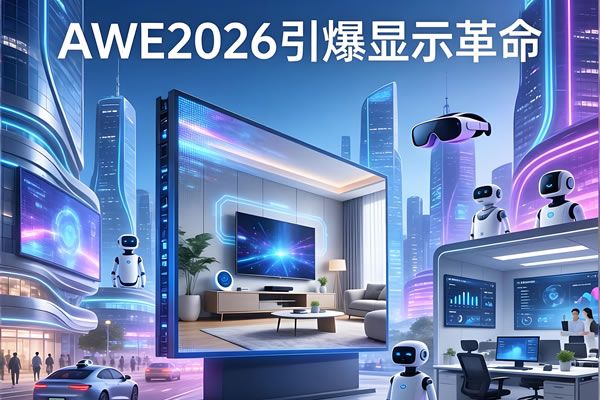 AWE2026 引爆显示革命！维康国际 LED 显示屏如何重塑全球智慧生活新生态？