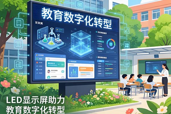 智慧校园建设提速！LED显示屏助力教育数字化转型落地