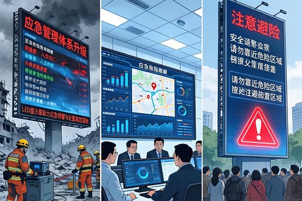 应急管理体系升级！LED显示屏助力应急预警与处置高效落地