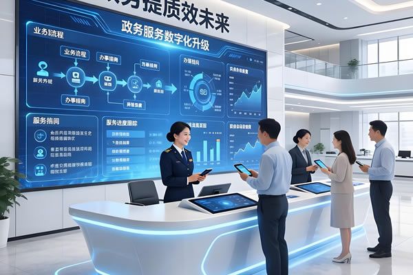 智慧政务提质增效！LED显示屏赋能政务服务数字化升级